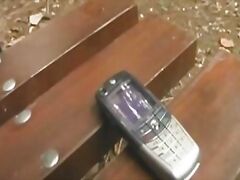 the ass of the helpless victim was violently violated and the sound of her cries filled the room.