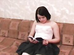 sucking on a hard cock and getting facialized in the xxx rape movie.