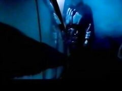 dick forcefully inserted in girl's mouth during brutal oral sex in rough sex porn.