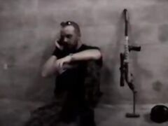 blowjob in a violent sex video featuring a milf screaming and getting violently abused.