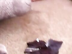 a horny girl getting forced to do a blowjob in a real rape porn movie.