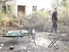 fuck hungry hunks eagerly await their turn, as wives watch with a mixture of hot excitement and suspicion.