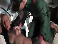 hot babe being forced into a rape sex video and loving every bit of it.